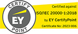 EY CertifyPoint ISO/IEC 20000-1:2018
