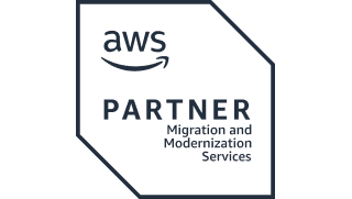 AWS 移行コンピテンシー（MCP：Migration Competency Partner）認定を示すロゴ