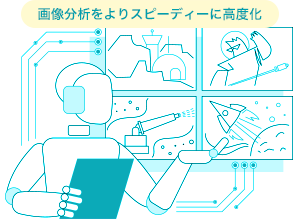 画像分析をよりスピーディーに高度化イメージ