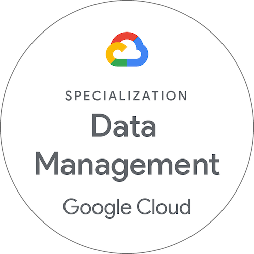 Google Cloud Partner Advantage プログラムデータ管理スペシャライゼーション認定
