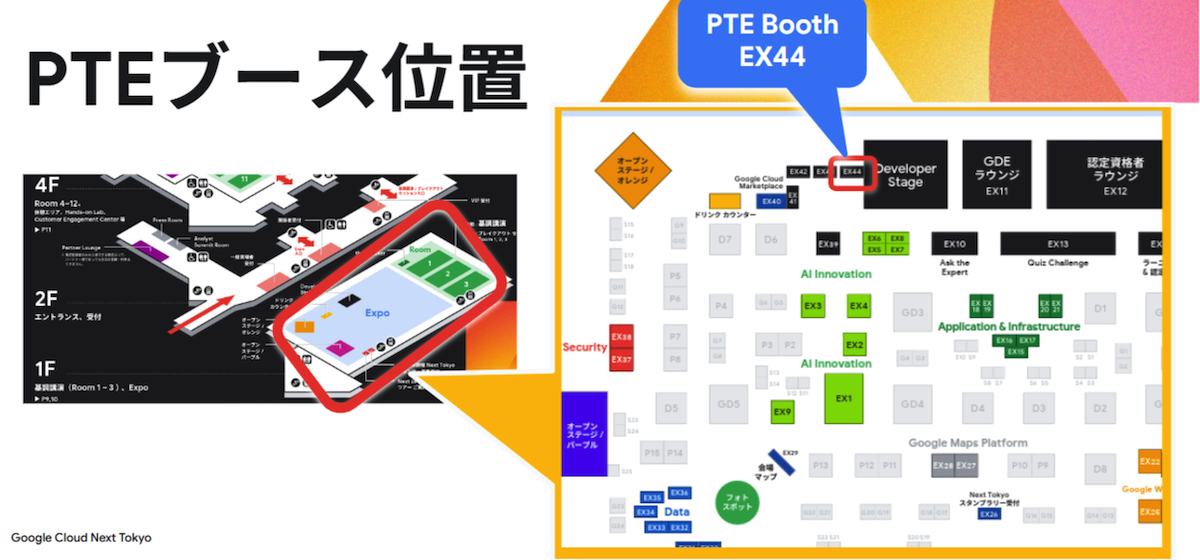 PTEブース位置